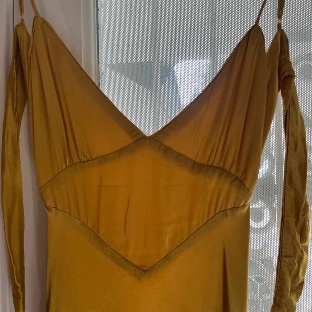 Bardot yellow dress